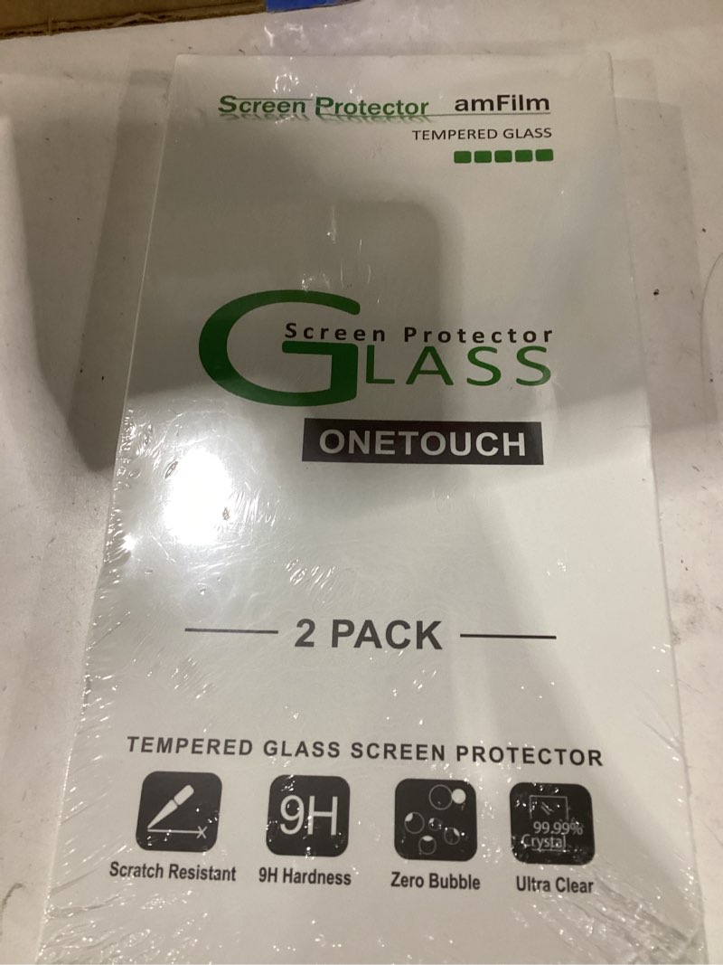 Condition photo showing New/Like New for amfilm auto-alignment onetouch for nintendo switch 2 screen protector [7.9''] 2025 tempered glass, accessories, 30 seconds installation, bubble free, scratch resistant, touch sensitive, transparent [2 pack] transparent 7.9''