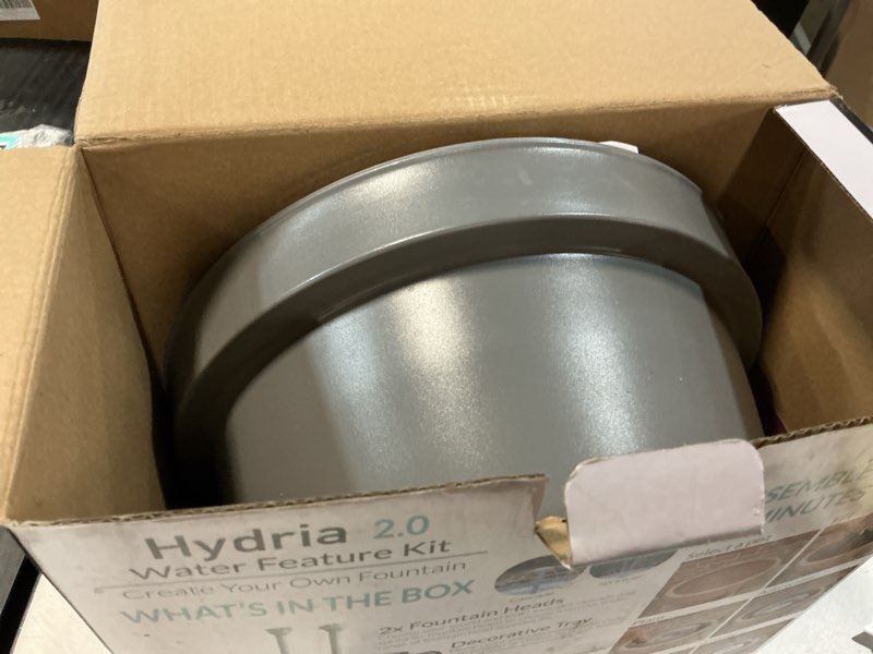 Condition photo showing Good Condition for hydria 5.3-in h plastic water planter outdoor fountain pump included