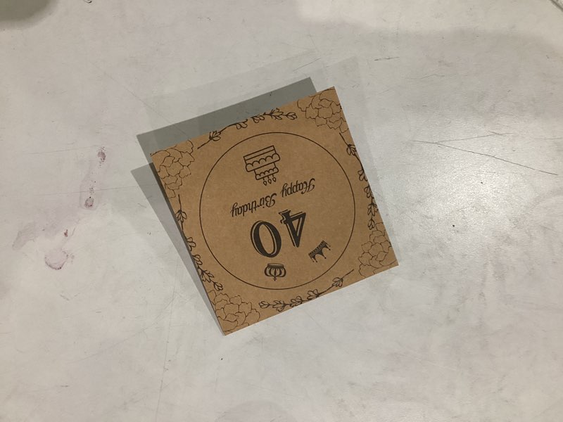 Condition photo showing Good Condition for Item similar)))))Papyrus 40th Birthday Card for Women, Perfect for Friends or Daughter (Best Decade Yet)