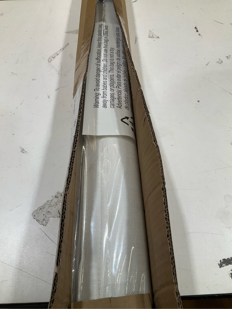 Condition photo showing Good Condition for lazblinds no tools no drill cordless roman shades for windows, blackout thermal insulated uv blocking window blinds, lightweight fabric blinds for indoor windows, 32" w x 60" h, blackout - white white 32" w x 60" h