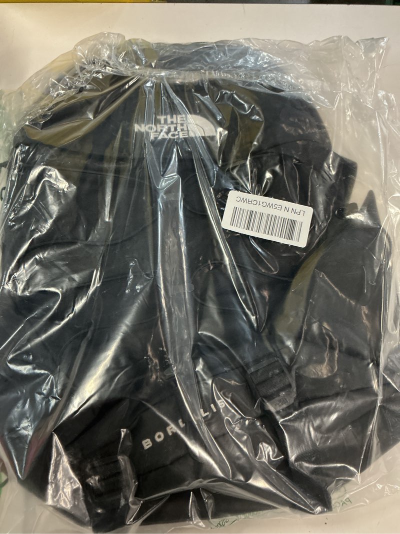 Condition photo showing New/Like New for the north face borealis commuter laptop backpack - water repellent, laptop sleeve, large main compartment, tnf black/tnf black-npf, one size one size tnf black/tnf black-npf