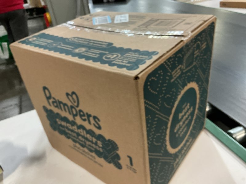 Condition photo showing New/Like New for Pampers Swaddlers Diapers, Size 1 (8-14 lbs), 198 Count, Absorbent, Keeps Baby Dry and Comfortable, Skin Safe Disposable Baby Diaper (Packaging May Vary) Size 1 198