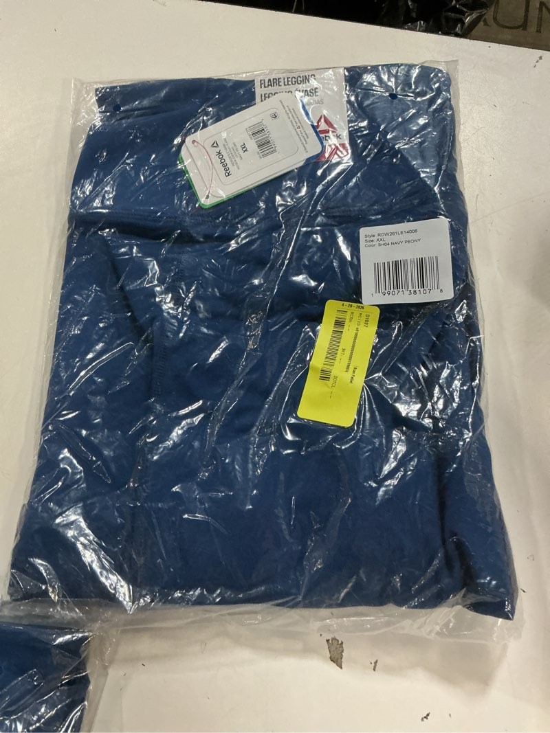 Condition photo showing New/Like New for reebok women's and women's plus everyday high rise flare leggings, size xxl