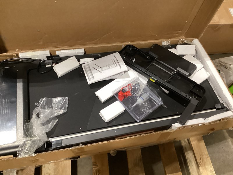 Condition photo showing Good Condition for Compact Walking Pad with Handle Bar, Foldable Electric Treadmill with Handles and 3.5HP Powerful, Portable Small Walking Pads Treadmill for Home Small Spaces,400LBS Weight Capacity