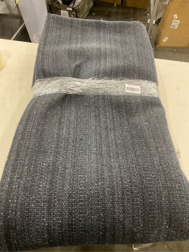 Condition photo showing As Is for Loloi Amber Lewis Georgie Collection GER-08 Lagoon/Beige 8'-4" x 11'-6", .19" Pile Height, Area Rug Lagoon / Beige 8'4" x 11'6" (Rectangular)