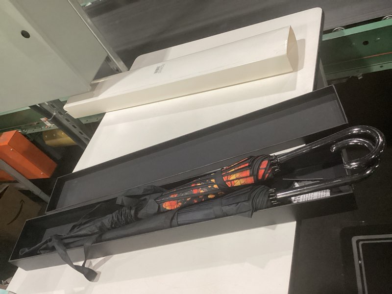 Condition photo showing Good Condition for Custom Printed Vampire Gothic Pagoda Umbrella TWO PACK - Artisan Collection - BONUS Dark Wing Pagoda Umbrella (Hallowed Glass Bonus Kit)