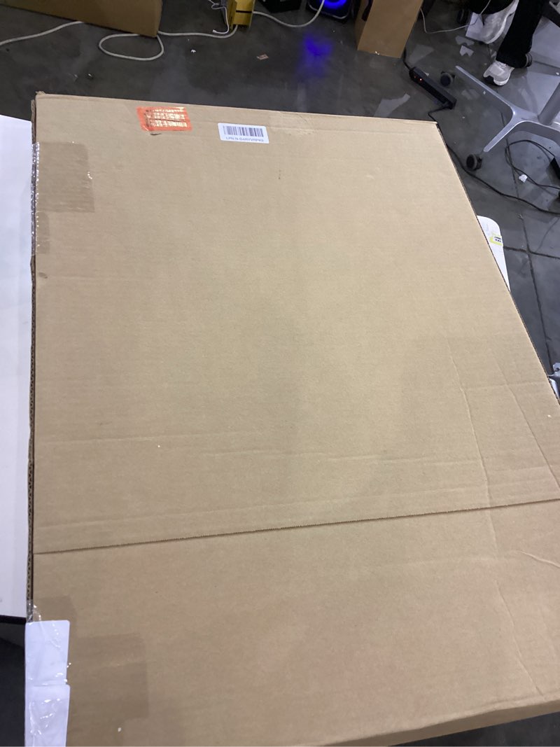 Condition photo showing New/Like New for Art Remedy Tonal Intersection I Canvas Earthy Abstract Art, Black Frame, 20" x 30" Black Frame Framed 31"L x 21"W