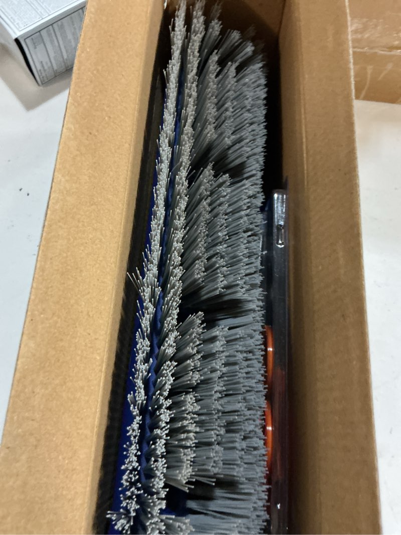 Condition photo showing New/Like New for poolaza 360 degree pool brush - heavy duty 17.5" pool brush head for inground pools/above ground pools, spa, hot tub, premium bristle & aluminum handle for standard pool pole blue