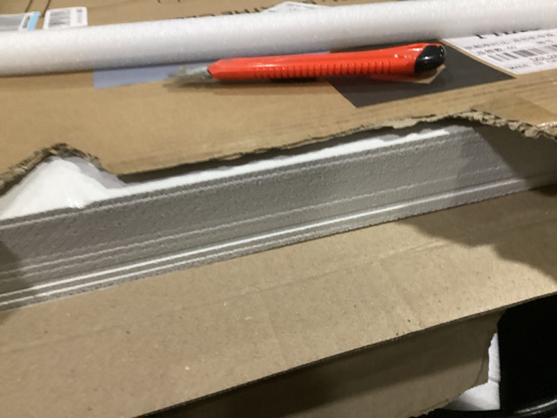 Condition photo showing New/Like New for smooth white drop ceiling tile 2ft x 2ft, ceiling panel 24 x 24in – waterproof, washable and fire-rated to prevent breakage- cover 48 sq. ft-package of 12 tiles white 2x2