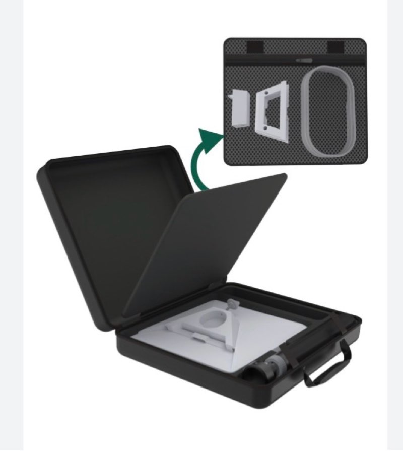 Starlink Case Travel Kit with Tripod Mount Stand, Shockproof Soft Bag for Starlink Mini, Accessory S