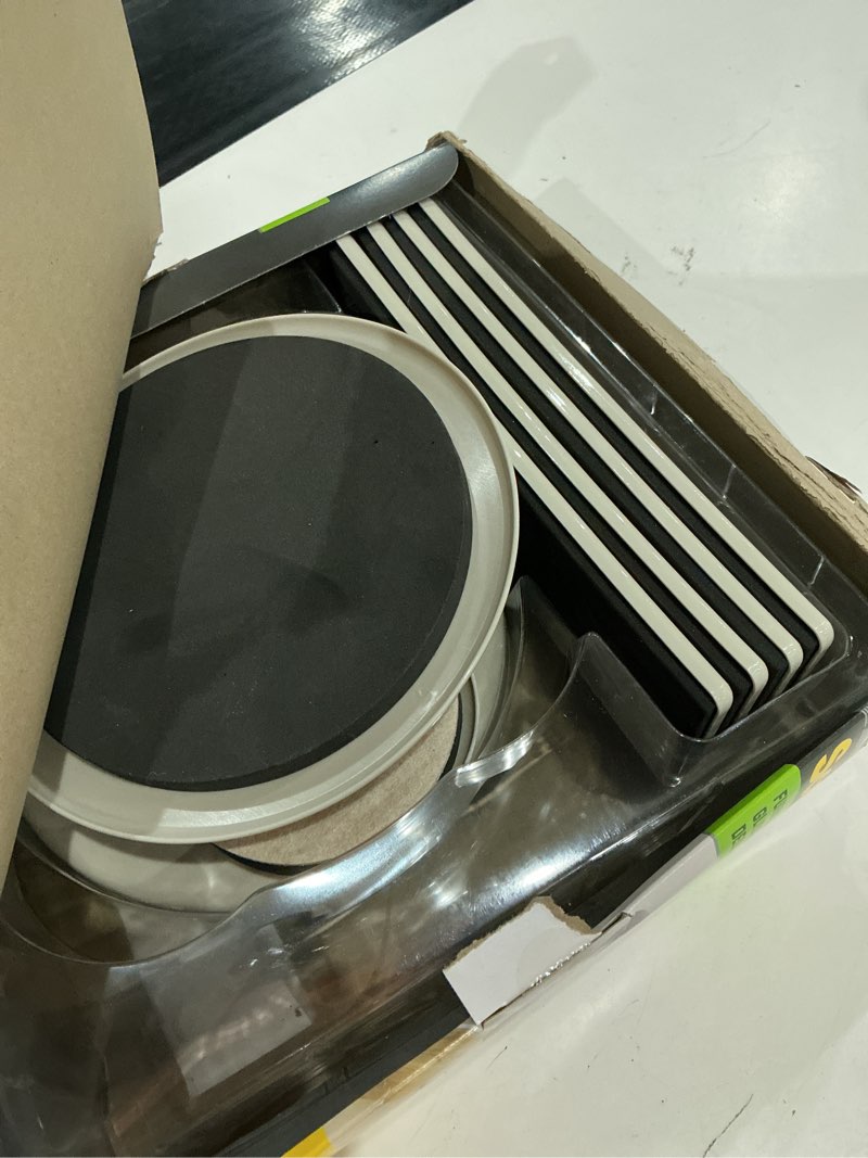 Condition photo showing As Is for scotch 16-pack assorted round and rectangle felt and plastic carpet and hard surface furniture slider
