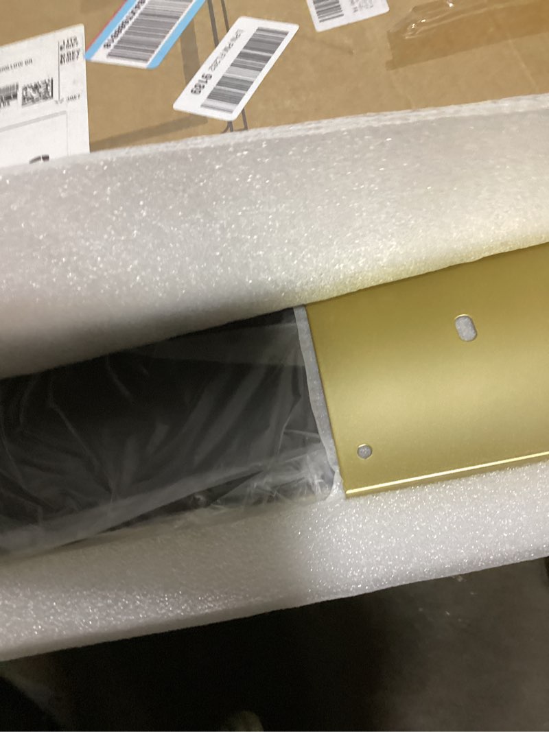 Condition photo showing Good Condition for fennio 23" x 18" vanity mirror with lights?led makeup mirror?hollywood mirror with 3 color modes & adjustable brightness?vanity mirror gold gold 23"l x 18.5"w