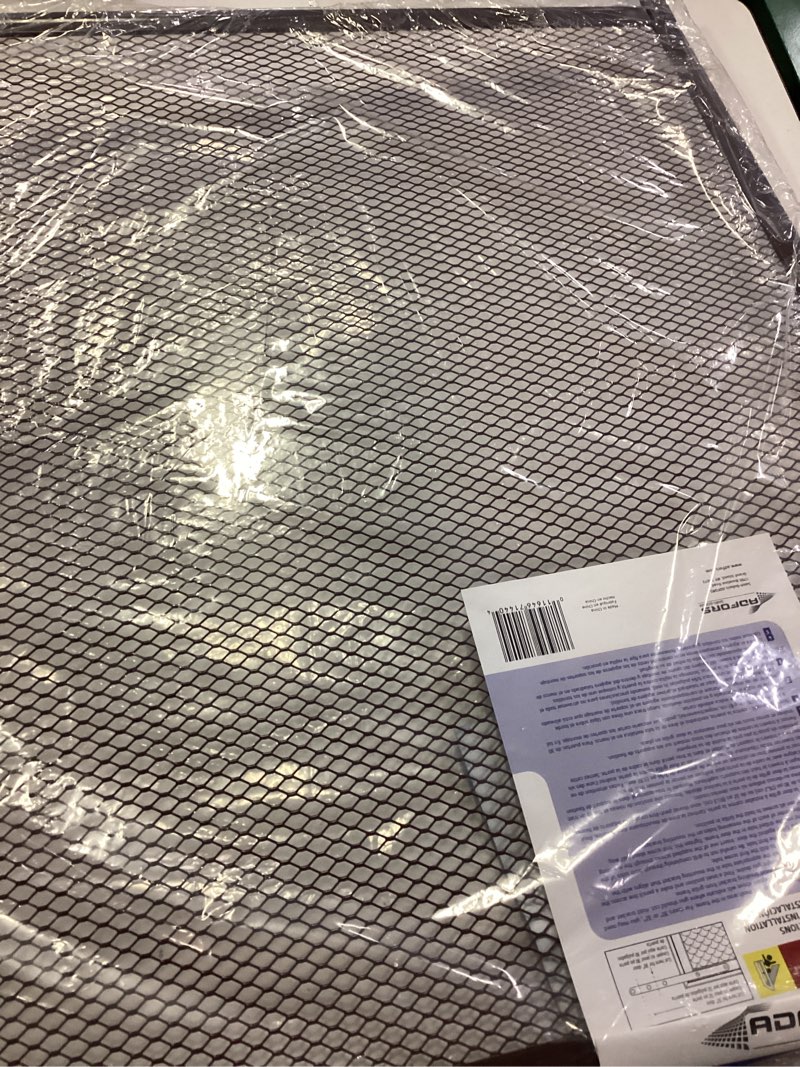 Condition photo showing Good Condition for saint-gobain adfors brown screen & storm door grille, 24 inches x 34 inches - durable door grille for added protection, pet-friendly - brown