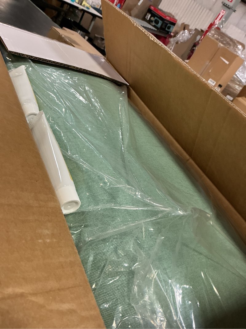 Condition photo showing Good Condition for IFNOW Upholstered Wall Mounted Headboard, 3D Soundproof Wall Panels Peel and Stick for King Size, Reusable and Removable Tufted Bed Headboard in Grass Green (12 Panels, 10" x 24") Fabric-grass Green King