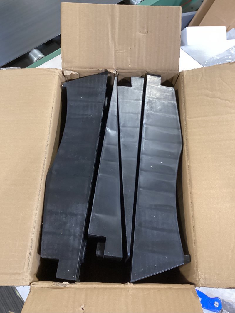 Condition photo showing Good Condition for hoxwell car ramps for jack support and lift vehicle maintenance, lightweight low profile car ramps for garage, heavy duty tire ramps for low chassis cars, 17.5''x10''x3.14'' (2pcs) nb265-2pcs