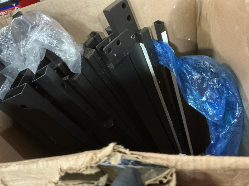 Condition photo showing As Is for Sweetcrispy Full Bed Frame - 14 Inch Metal Platform Bed Frames for with Storage Space Under Base, Sturdy Steel Slat Support, No Box Spring Needed