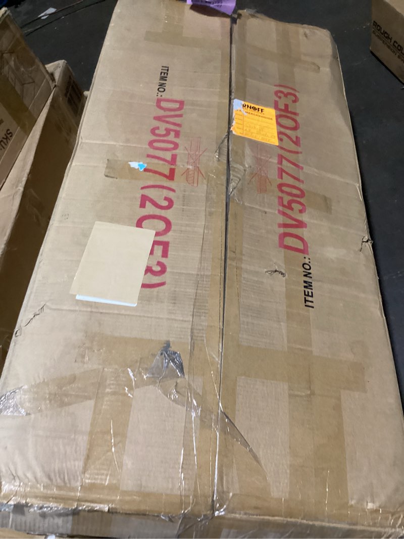 Incomplete 3 piece upholstered pullout sectional