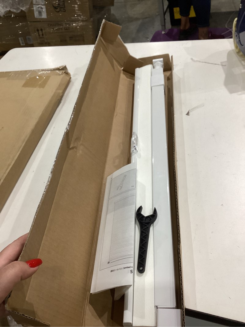 Condition photo showing Good Condition for similar)))))window blinds cordless no drill cut to size clip on stick on self adhesive temporary blinds pleated paper blinds for windows doors shades for home nursery bedroom kitchen bathroom white - 1 pack 24\"w x 59\"h
