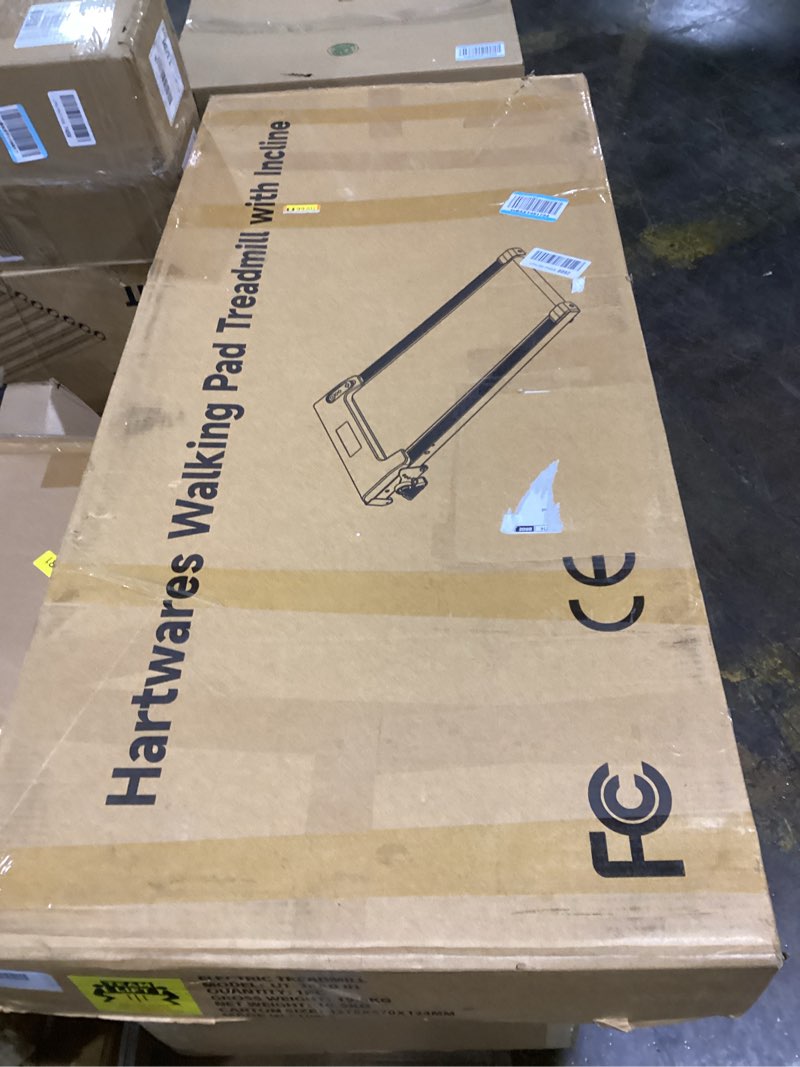 Condition photo showing Good Condition for Walking Pad Under Desk Treadmill, Portable Small Treadmills for Home and Office, 2.5HP Ultra Quiet Brushless Motorized Walking Jogging Running Machine with Remote Control& App Control 9%&4 Levels Incline