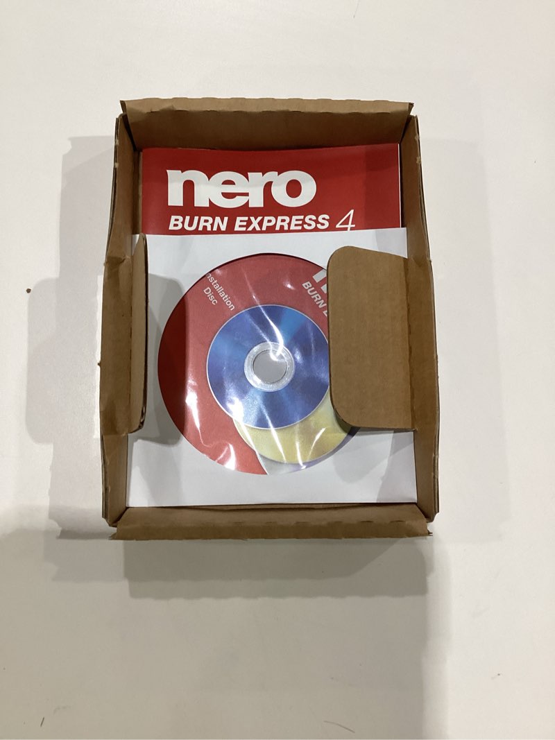 Condition photo showing New/Like New for Nero Burn Express 4 | Burn CD DVD Bluray | Copy | Rip | Convert | Backup | Protect | 1 PC | Windows 10 / 8 / 7