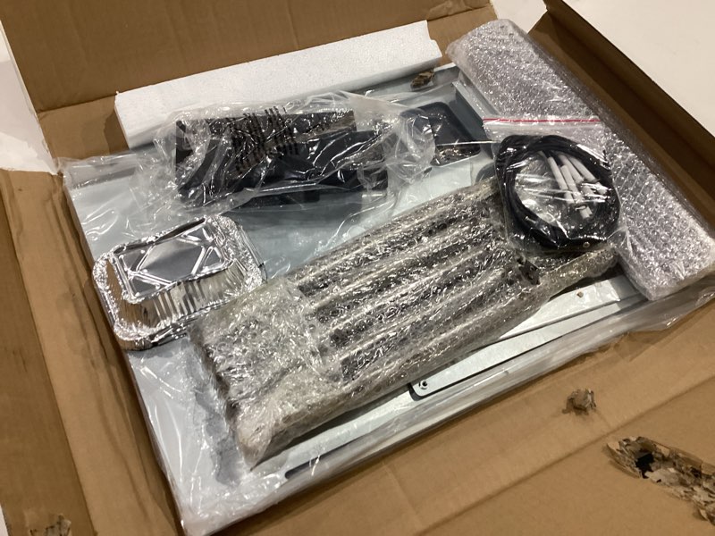 Condition photo showing As Is for adviace replacement parts for nexgrill 720-0888s, grease tray & flame tamers & burners and igniters replacement for nexgrill 5 burner 720-0888s gas grill 5-burner kit with drip pan