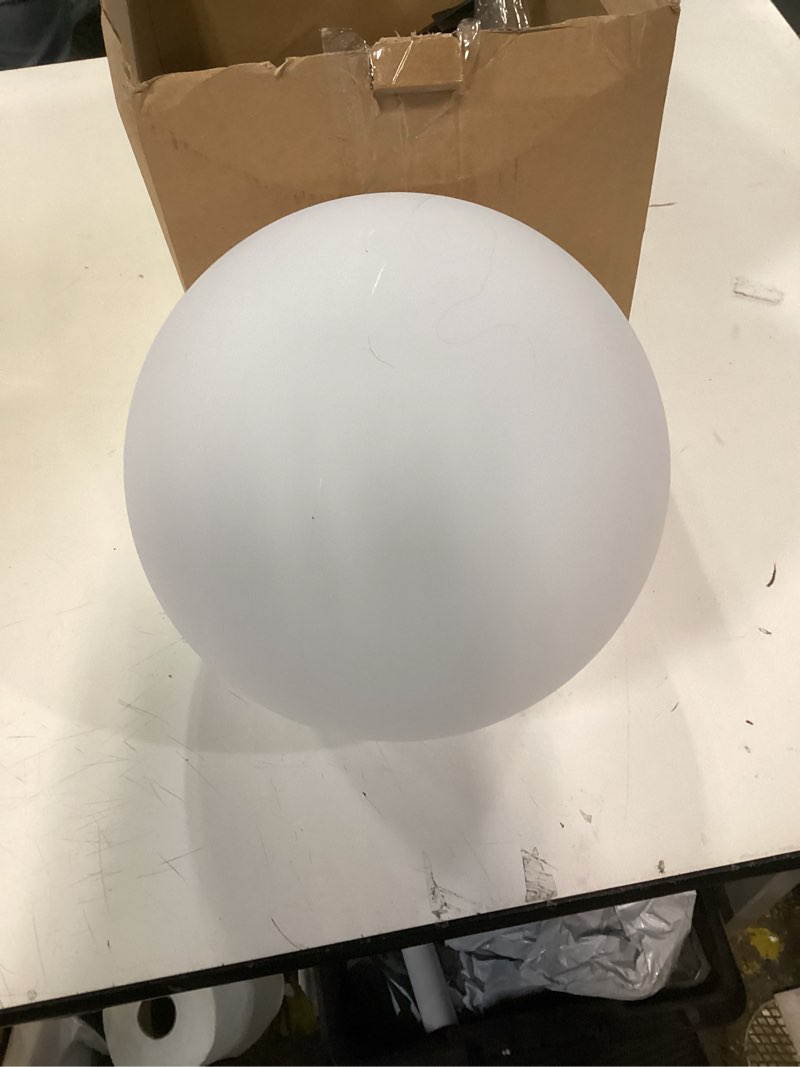 Condition photo showing Good Condition for Ball Light, Outdoor Glow Globe Light with Remote Control, LED Solar Gazing Ball Night Light 10 Modes RGB Color Changing, Waterproof Solar Globe for Garden Yard Pathway Decor (10 inch)