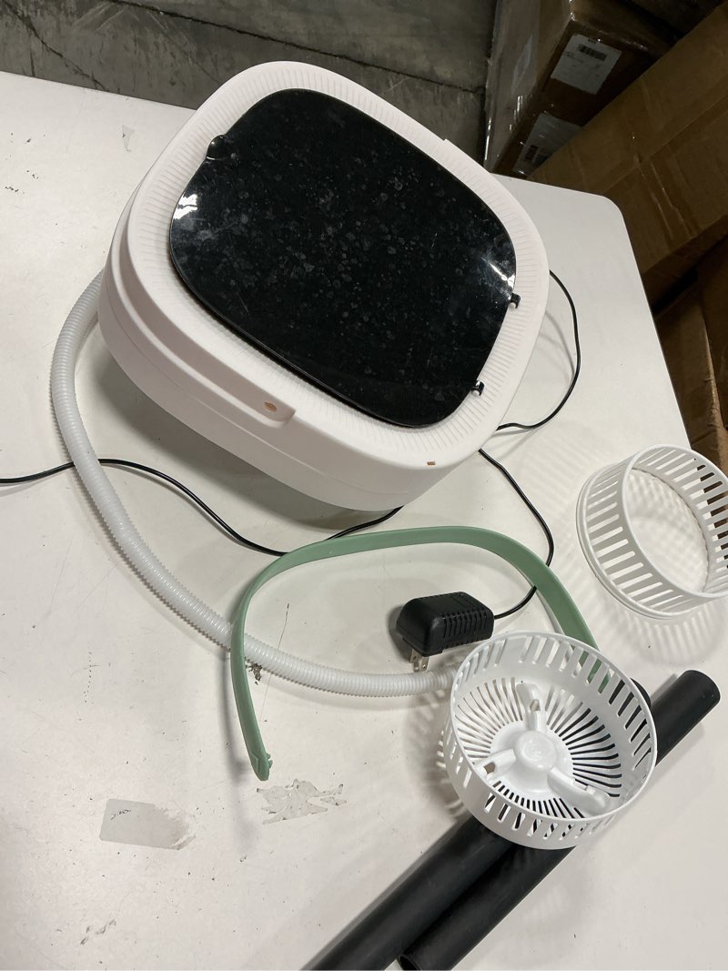 Condition photo showing As Is for Portable Washing Machine - 16L Mini Foldable Washer with Spin Basket, Deep Cleaning for Small Clothes & 3 Cleaning Modes, Collapsible Laundry for Apartment, Dorm, Hotel, RV and Travel (Green)