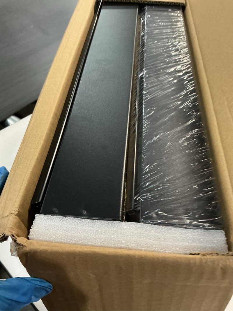 Condition photo showing Good Condition for 2pack expandable pull out cabinet organizer 21"deep with raising pad for framed cabinets, upgrade 3 slide rails slide out drawers, roll out shelves adhesive,adjustable width 12.05"-20.4"black