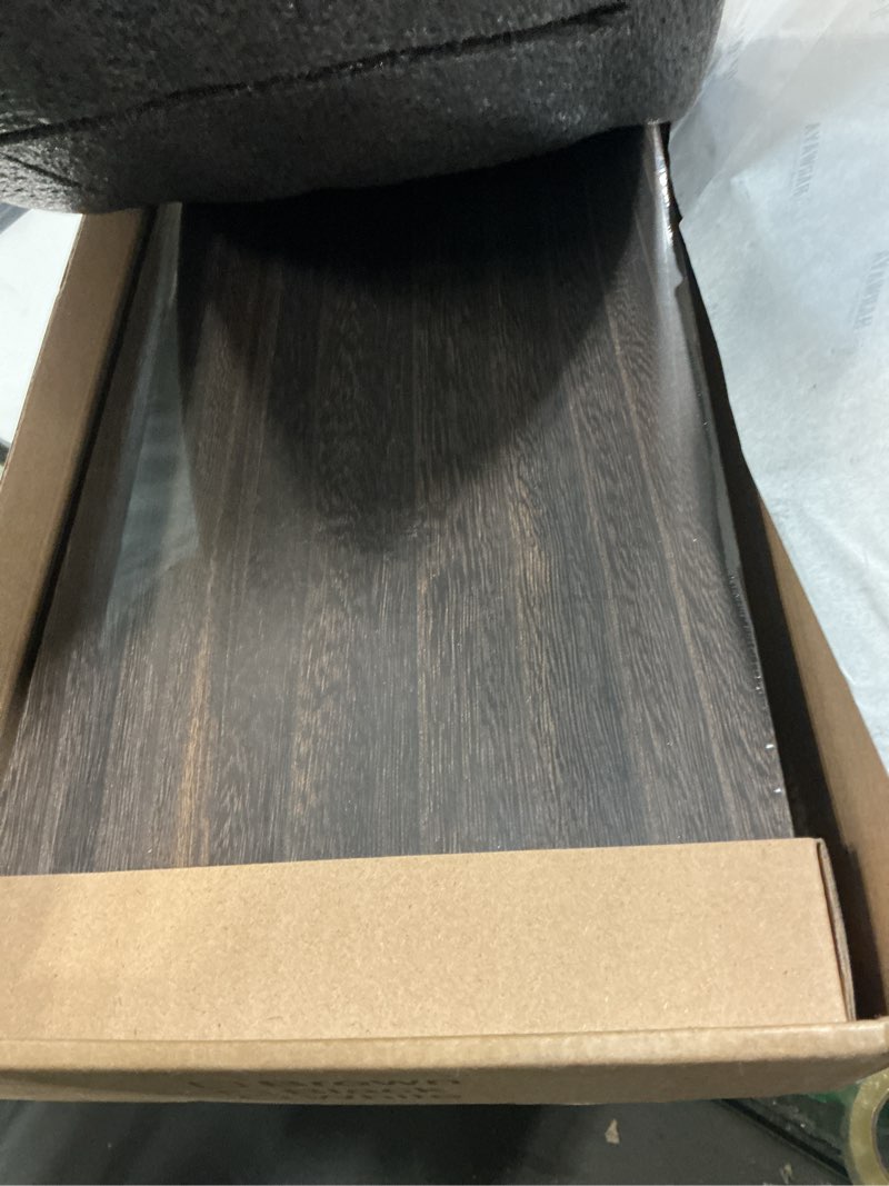 Condition photo showing New/Like New for Floating Shelves for Wall 36 Inches Long 8 Inch Deep, Large Wall Book Shelves for Bedroom, Rustic Wood Hanging Bookshelf for Living Room Office Kitchen Closet Organizers and Storage - Set of 3 Rustic Brown