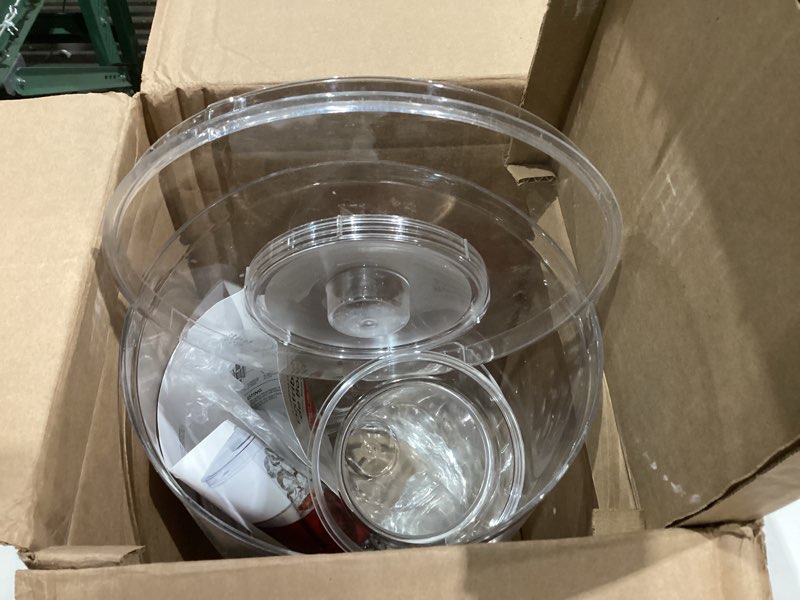 Condition photo showing As Is for CreativeWare Bark Beverage Dispenser, 2.5 Gallon, Clear, (Pack of 1)