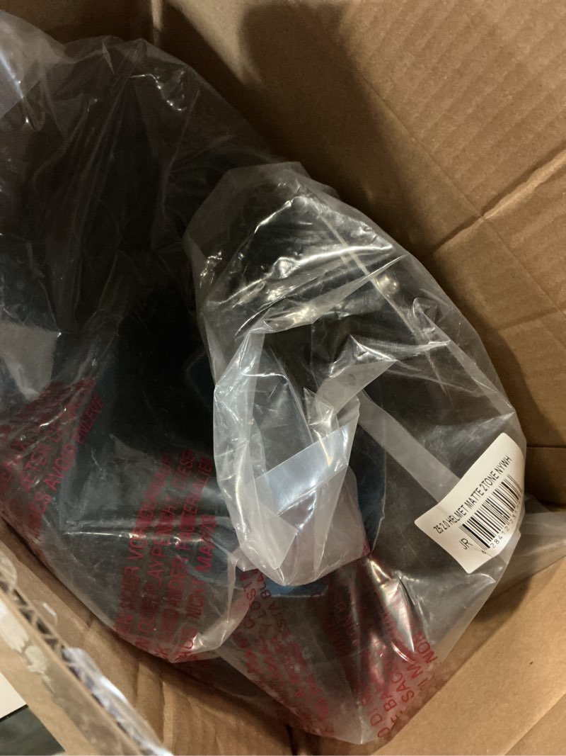 Condition photo showing New/Like New for easton mens | z5 2.0 baseball batting helmet | two tone matte | multiple sizes & colors navy / white junior (6 1/2" - 7 1/8")