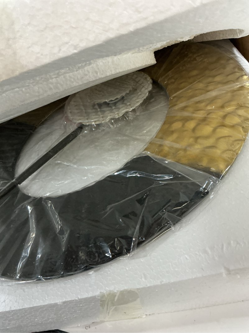 Condition photo showing New/Like New for Anmotpe Wall Clock Modern Large Clocks Battery Operated Silent Quartz Wall Clock for Living Room,Lig