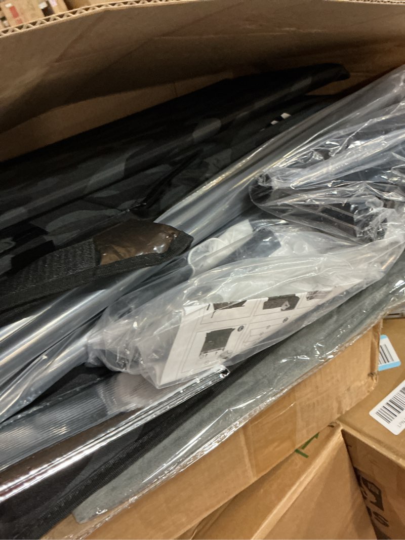 Condition photo showing New/Like New for Wagstro Large Heated Cat House for Outside with Dampless Deck, Highly Elevated, Exit-Only Door, Waterproof Insulated Outdoor Cat Shelter for Feral Stray Barn Cat Camo Black 27.5"x24.4"x24.8"