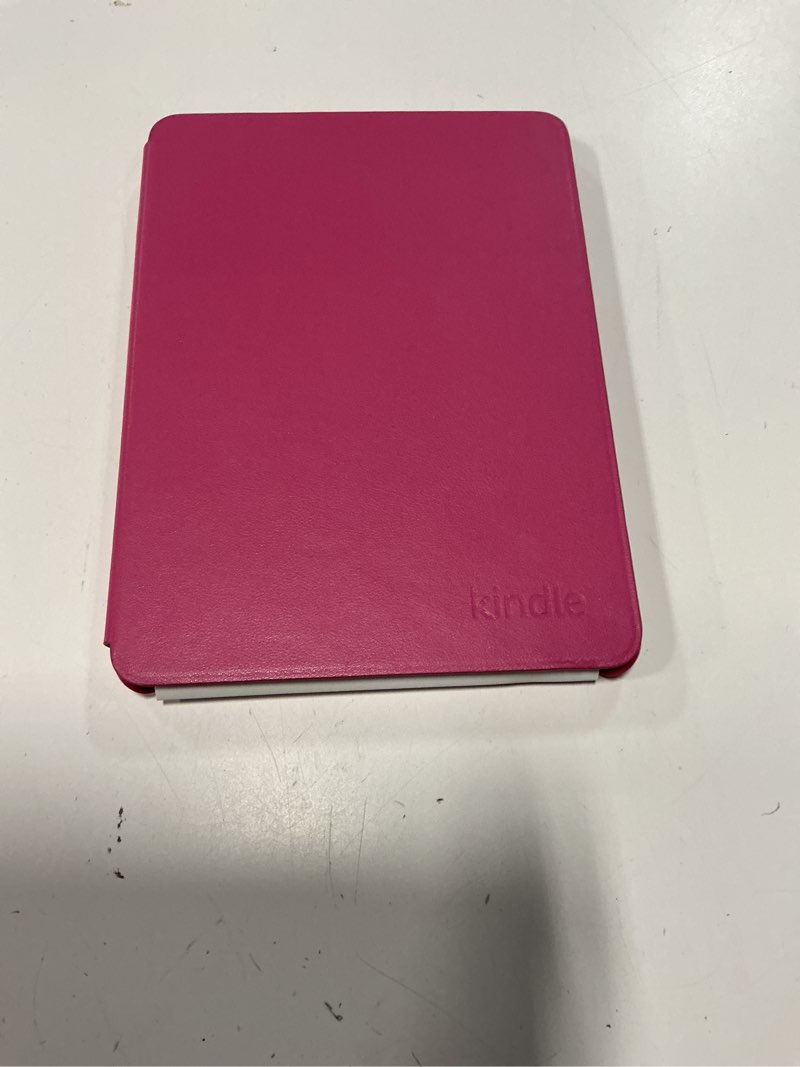Condition photo showing Good Condition for amazon plant-based leather case- lightweight, protective cover designed with sustainability in mind for kindle paperwhite and kindle colorsoft raspberry