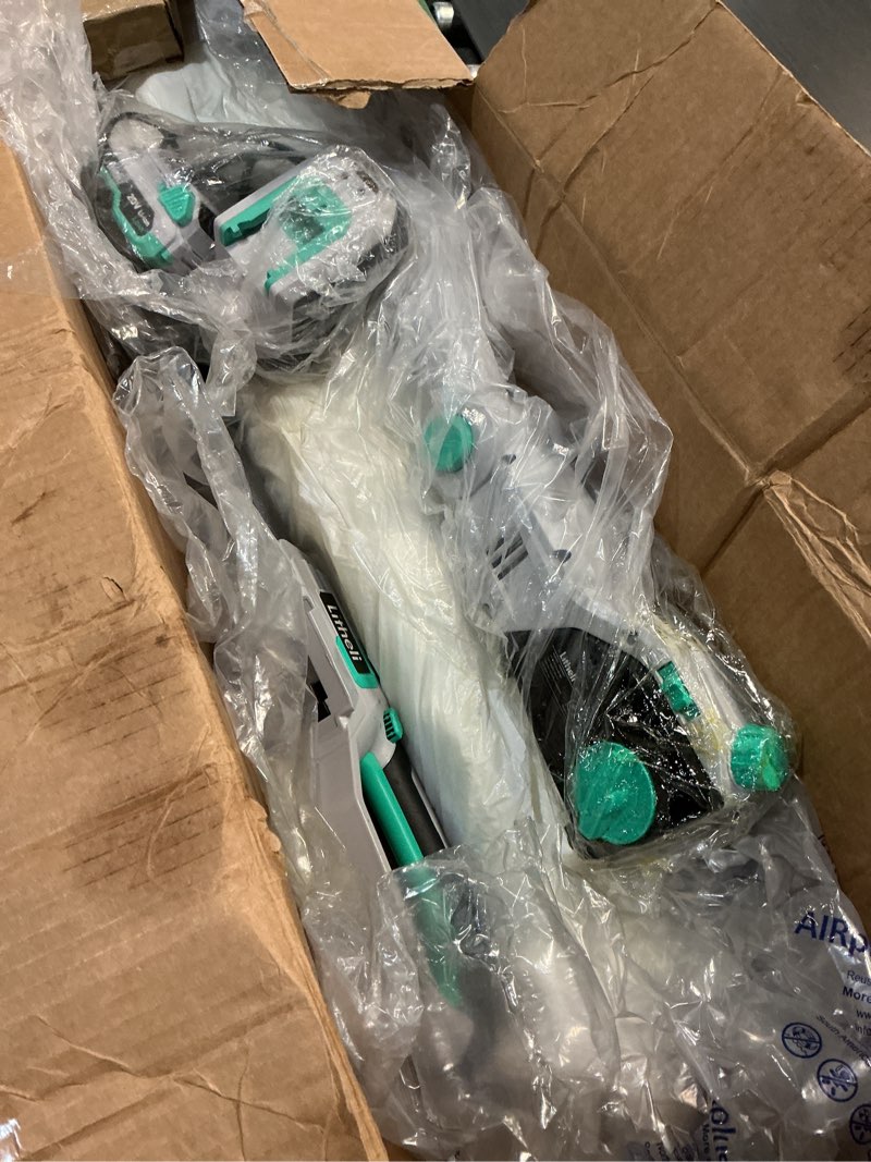 Condition photo showing Good Condition for Litheli Cordless Pole Saw, 40V 2.5Ah Battery Pole Saws for Tree Trimming, 10-Inch Pole Saw Battery Powered 16ft/s Cutting Speed Auto Oiling Multi-Angle Electric Pole Chainsaw(Battery&Charger Included)