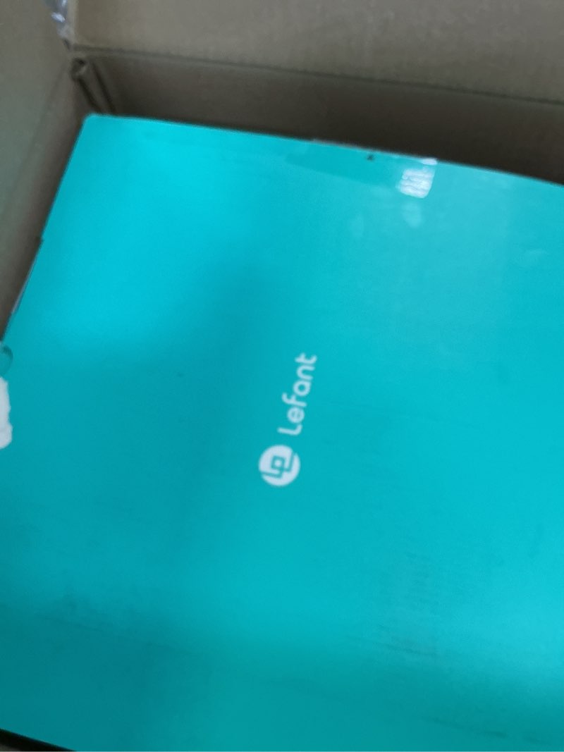 Condition photo showing As Is for Lefant LiDAR Robot Vacuum and Mop, 45-Day Self-Emptying, 190° PSD Obstacle Avoidance, Customized Cleaning, Multi-Floor Mapping, 5500Pa Strong Suction, 140 Min Runtime, WiFi/Alexa/APP/iWatch, M2 Pro