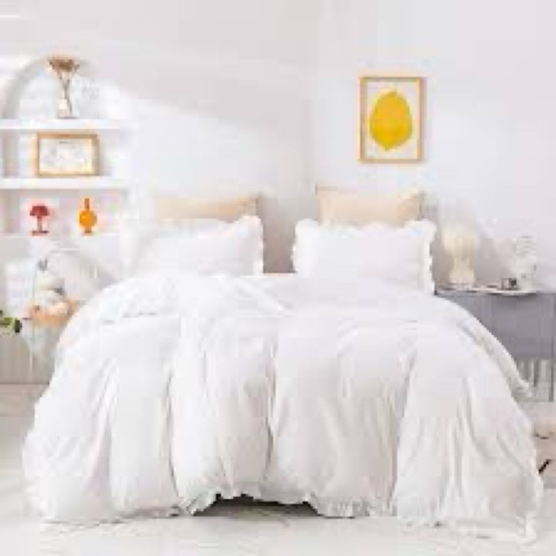 White comforter