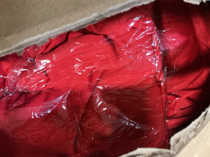 Condition photo showing New/Like New for Newwiee 100 Pcs Spandex Stretch Folding Chair Covers Fitted Universal Chair Protector Removable Washable for Wedding Party Dining Banquet Event (Red) Red 100