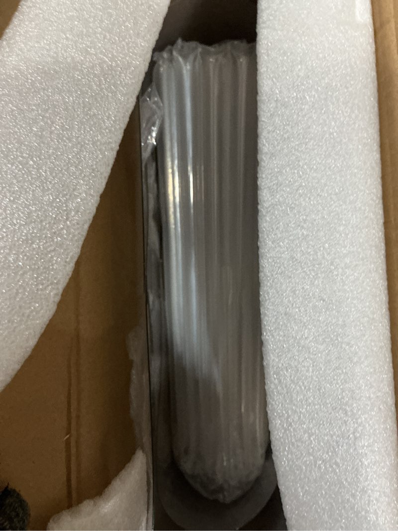 Condition photo showing Good Condition for clear cylinder stands for party, clear pedestal stand for wedding bridal baby shower parties art decor 35.4''(h) 29.5''h, 23.6''h