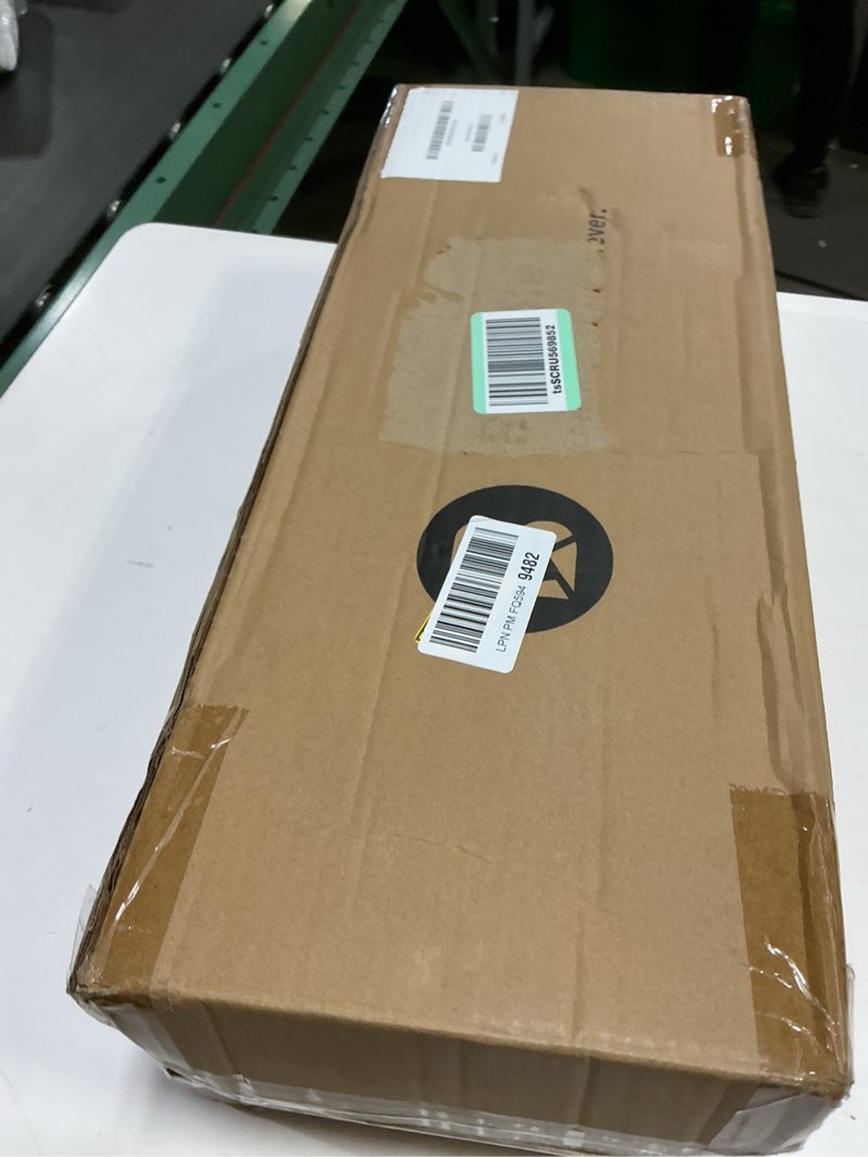 Condition photo showing New/Like New for camping table folding portable camp aluminum fold up lightweight roll up table adjustable height with carry bag indoor outdoor for camping, picnic, backyard, bbq, patio, wood grain wood grain 36.8"l x 21.9"w x (21.5-29.5)"h