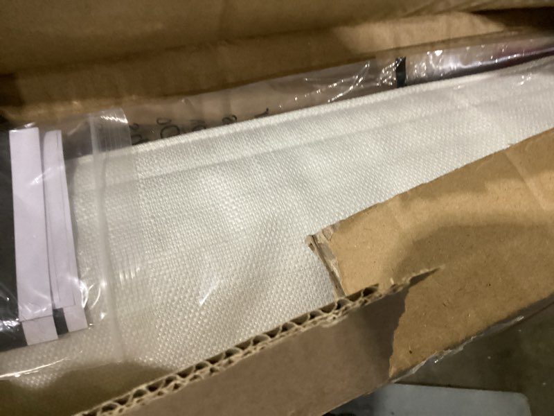 Condition photo showing Good Condition for lazblinds no drill roman shades for windows, cordless light filtering window shades with uv protection, polyester fabric for bedroom & living room, 45" w x 64" h, off white light filtering - off white 45"w x 64"h