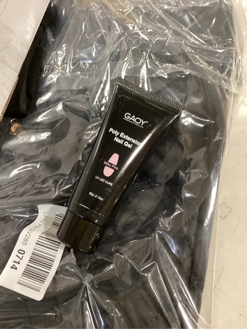 Condition photo showing New/Like New for similar product milky pinkgaoy poly gel, 60g nail extension gel, pink nude builder enhancement for beginner & professional nail art salon diy at home