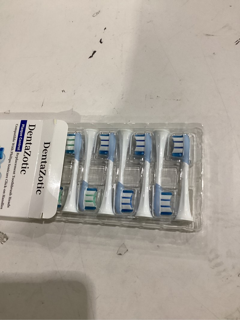Condition photo showing New/Like New for plaque control replacement heads for philips sonicare, electric toothbrush replacement heads for adults, white 10 pack