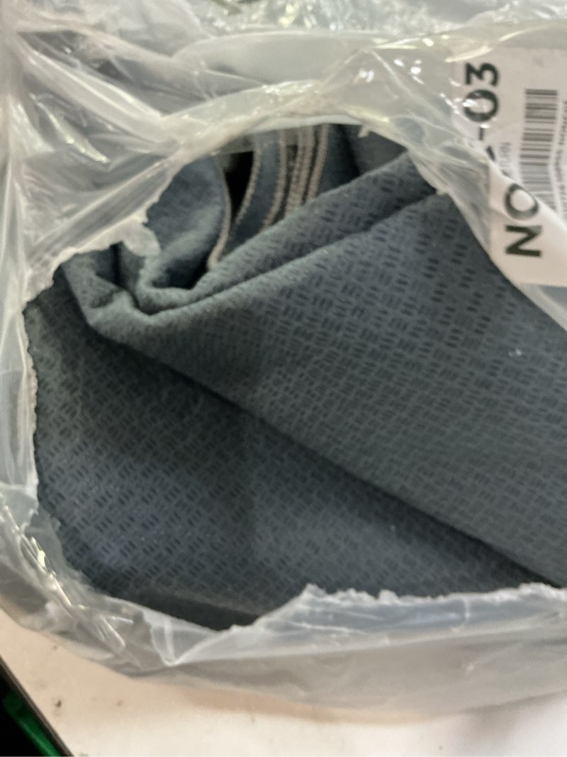 Condition photo showing As Is for Area Rug Non Slip Machine Washable Ultra Soft Living Room/Bedroom/Kitchen/Outdoor/Classroom Black Grey, 8'×10' Dark Grey 8' x 10' (Rectangular)