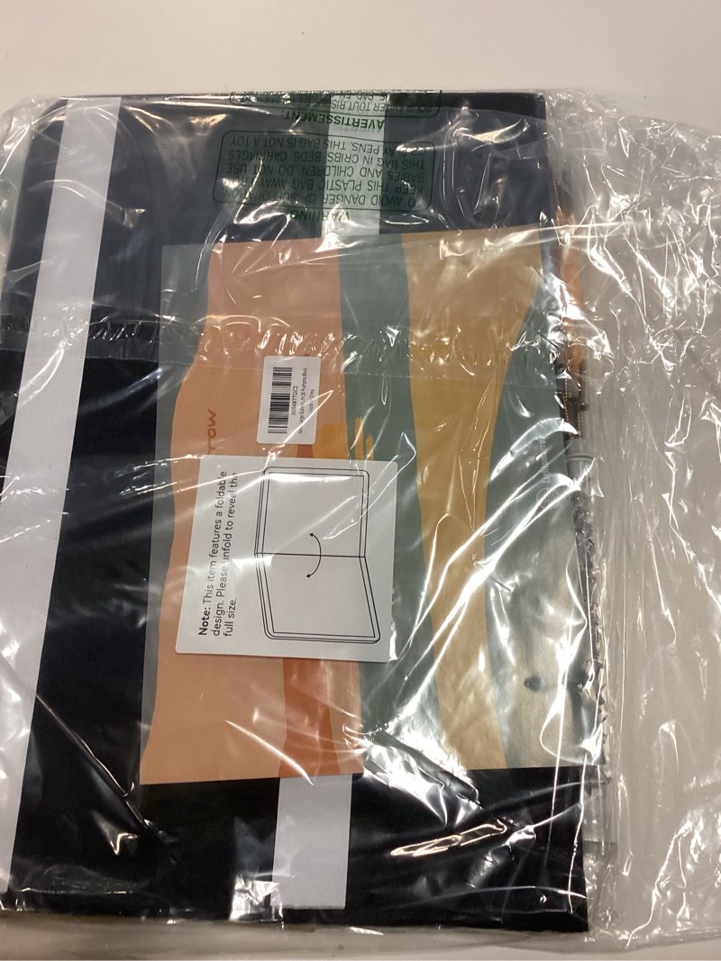 Condition photo showing New/Like New for Bulletin Board, 24 x 18 inches Decorative Felt Pin Board, Cork Board Alternative for Wall, Foldable Photo Board Self-Adhesive Vision Board Mood Board with 20 Pushpins - Black Black 24×18 inches