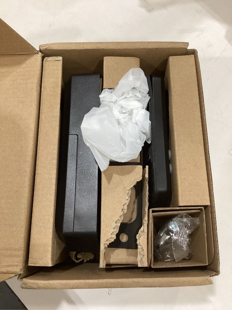 Condition photo showing Good Condition for Veise VE012W Built-in WiFi Fingerprint Smart Lock, App Remote Control, Compatible with Alexa & Google Assistant, Keyless Entry for Front Door, Digital Keypad Deadbolt, Auto Lock, Matte Black