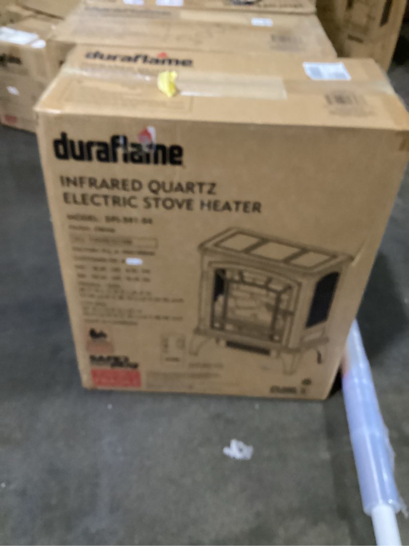 Condition photo showing Good Condition for duraflame infrared electric stove heater, cream