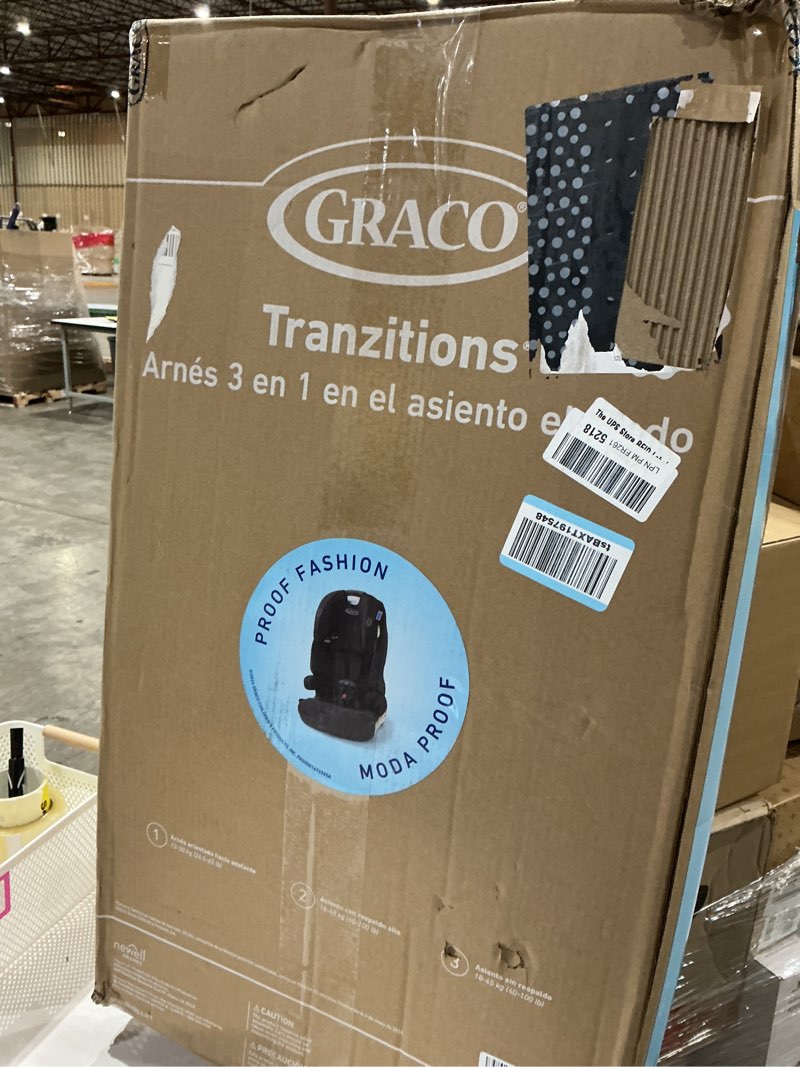 Condition photo showing Good Condition for graco tranzitions 3-in-1 harness booster car seat, forward facing car seat, highback, to backless booster, proof proof 2.0