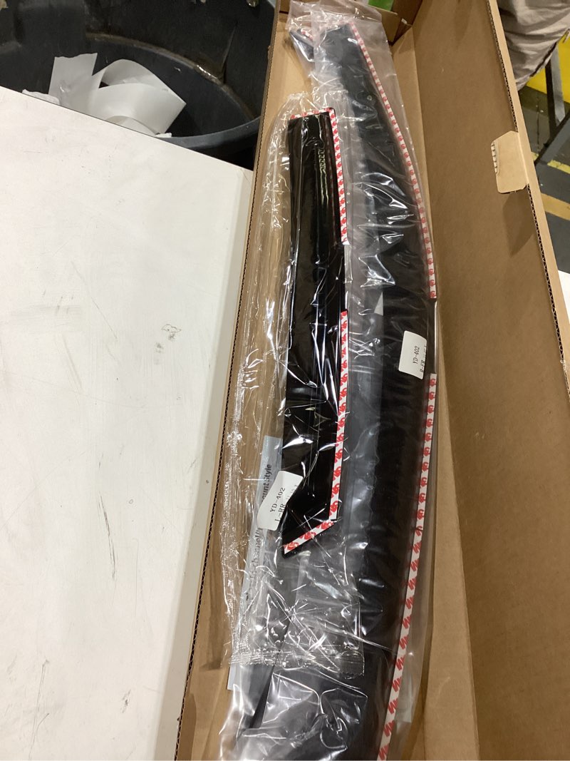 Condition photo showing Good Condition for in-channel rain guards for volkswagen (vw) jetta 2019-2026, window visor shields vent deflector shade wind dark smoke 2020 2021 2022 2023 2024 2025 19 20 21 22 23 24 25 26, tape-on inside-mount, 4pcs for 2019-2026 | volkswagen (vw) jetta | in-channel