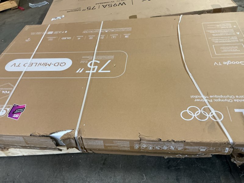 Condition photo showing Good Condition for tcl 75 inch class qm6k series | mini led qled 4k hdr | 75qm6k, 2025 model | 120hz-144hz high brightness smart google tv dolby atmos onkyo audio | voice remote alexa gaming streaming television 75 inches